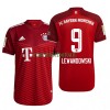 Maillot de Supporter FC Bayern Munich Robert Lewandowski 9 Domicile 2021-22 Pour Homme